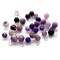Gemstone Charm Mix, 5mm-6mm Purple Bead Dangle Assortment, 20 pcs, Adorabilities